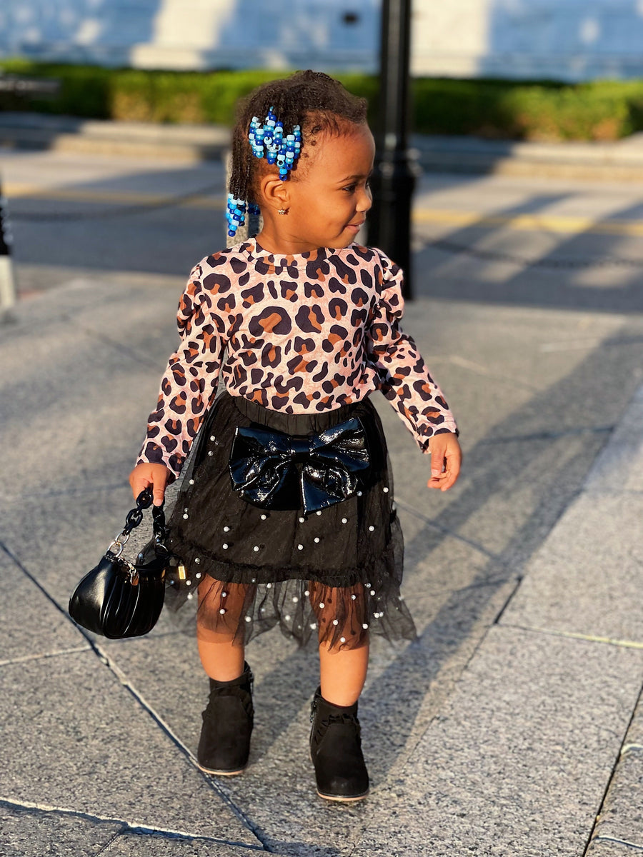 Leopard Print Baby Girl Clothes Pinafore Dress Leopard Print Baby
