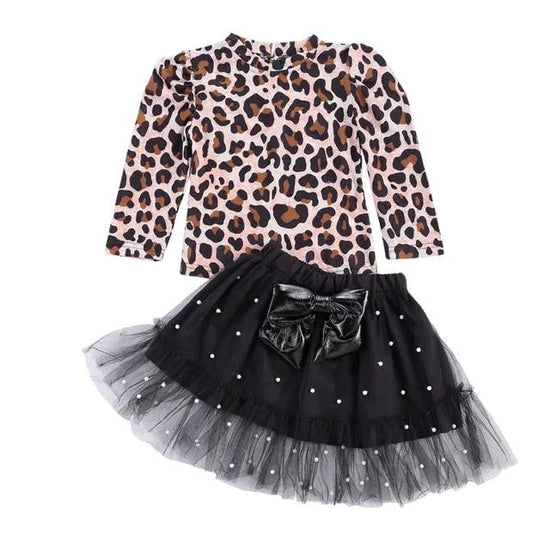 Leopard Print Baby Girl Clothes 