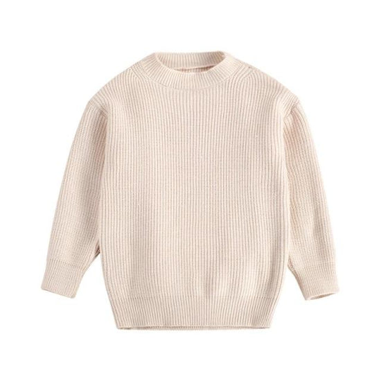 The Certified Heartbreaker | Beige Baby Toddler Girl Sweater