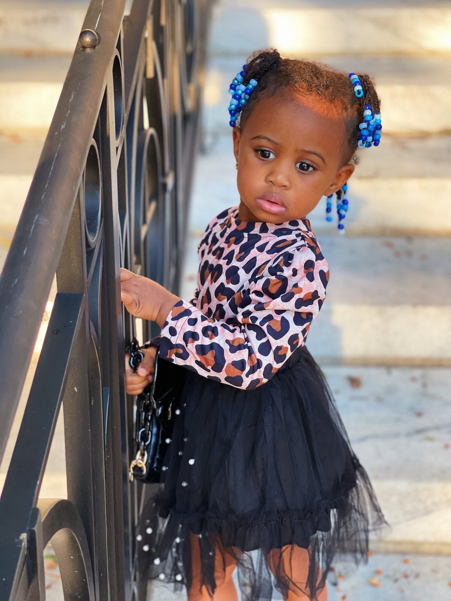 Load image into Gallery viewer, Leopard Print Baby Girl Clothes 
