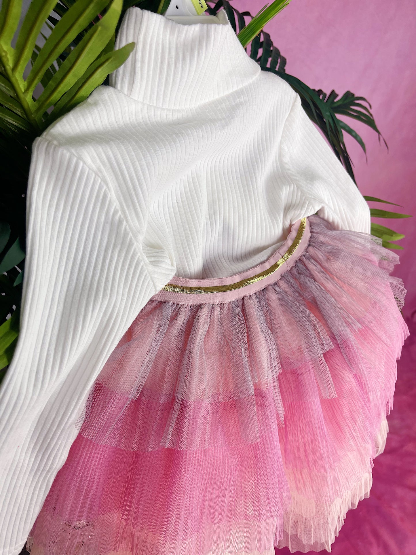 Load image into Gallery viewer, The Sweetheart Skirt | Mesh Tulle Tutu Toddler Girl Skirt
